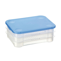 Meat container (0.7 litre, transparent/blue) | Sunware Club Cuisine 216791