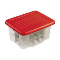 Sunware Nesta transparent storage box for Christmas decorations, 24 litres 52001005 216575