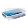 Sunware Q-line transparent rolling storage box, 60 litres 75700609 216760 - 4