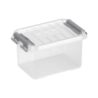 Sunware Q-line transparent storage box, 0.4 litre 87400609 216525