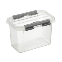 Sunware Q-line transparent storage box, 0.8 litres 72501209 216526
