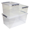 Sunware Q-line transparent storage box, 120 litres 83300609 216544 - 3