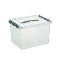 Sunware Q-line transparent storage box, 22 litres 78800609 216532