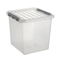 Sunware Q-line transparent storage box, 38 litres 81200609 216542