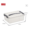 Sunware Q-line transparent storage box, 4 litres 78700609 216528 - 2