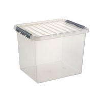 Sunware Q-line transparent storage box, 52 litres 79900609 216537