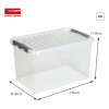 Sunware Q-line transparent storage box, 62 litres 83500609 216538 - 2