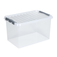 Sunware Q-line transparent storage box, 62 litres 83500609 216538