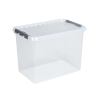 Sunware Q-line transparent storage box, 72 litres 83600609 216539