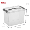 Sunware Q-line transparent storage box, 9 litres 78400609 216530 - 2
