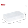 Sunware Q-line transparent storage box divider, 8 compartments 84400409 216522 - 2
