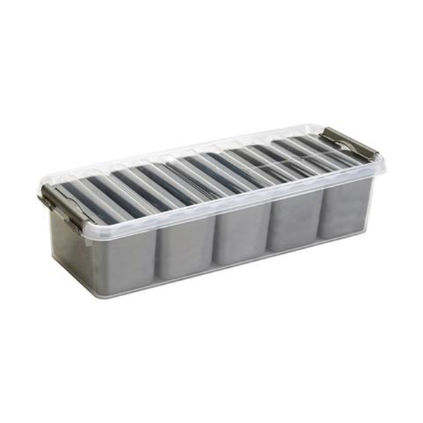 Sunware Q-line transparent storage box with 7 containers, 3.5 litres 82110609 216763 - 1