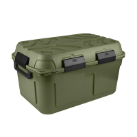 Sunware Q-line waterproof green/black storage box, 130 litres 83330112 216759