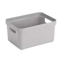 Sunware Sigma Home grey small storage box light, 13 litres 09600681 216765