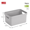 Sunware Sigma Home grey small storage box light, 13 litres 09600681 216765 - 2