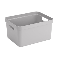 Sunware Sigma Home large grey storage box light, 32 litres 09800681 216770