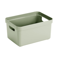 Sunware Sigma Home light green small storage box, 13 litres 09600683 216767