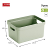 Sunware Sigma Home light green small storage box, 13 litres 09600683 216767 - 2