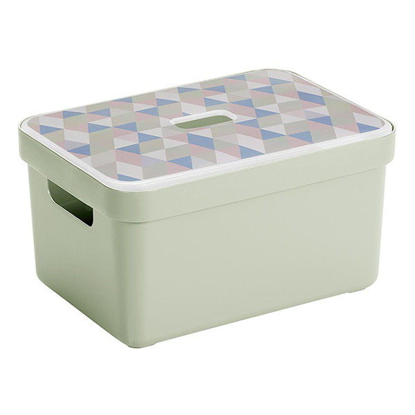 Sunware Sigma Home light green small storage box, 13 litres 09600683 216767 - 4