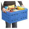 Sunware Square blue folding crate, 46 litres 57300611 216552 - 3