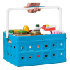 Sunware Square blue/white folding crate with handle, 24 litres 57500611 216557 - 4
