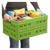 Sunware Square nature-green folding crate, 46 litres 57300661 216555 - 3