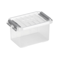 Storage box 0.4L | transparent | Sunware Q-line 216525