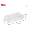 Storage box 1.8L | transparent | Sunware Q-line 216567 - 2