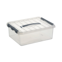 Storage box 12L | transparent | Sunware Q-line 216531