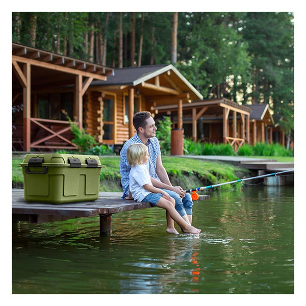 Storage box (130 litre, green/black) | Sunware Q-line 216759 - 3