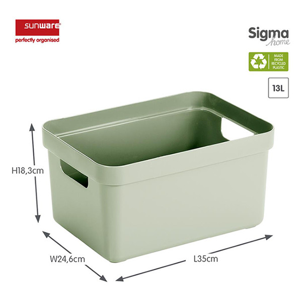 Storage box (13 litre, light green) | Sunware Sigma Home 216767 - 2