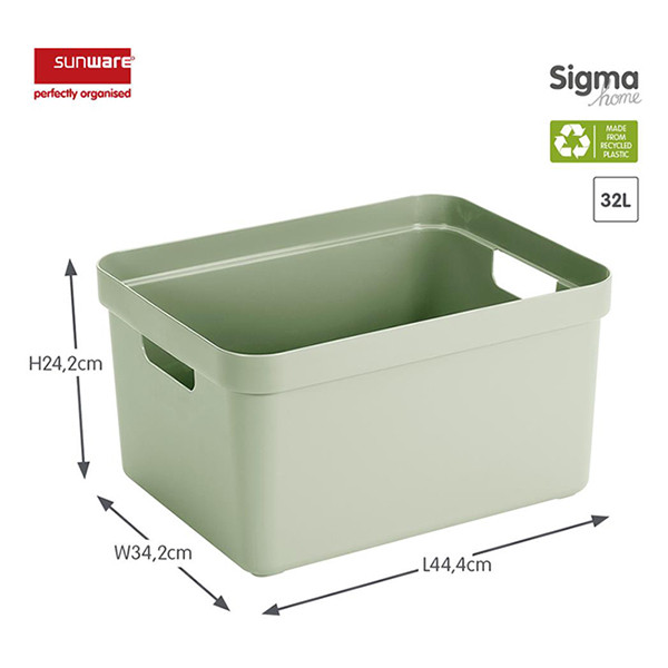 Storage box 32L | light green | Sunware Sigma Home 216772 - 2