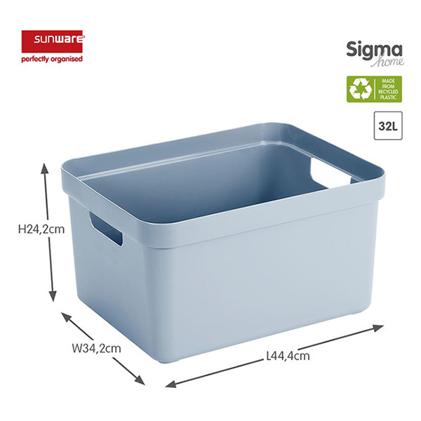 Storage box (32 litre, blue/grey) | Sunware Sigma Home 216771 - 2