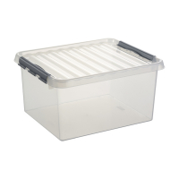 Storage box 36L | transparent | Sunware Q-line 216536