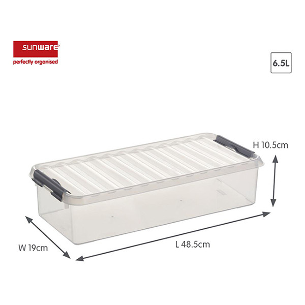Storage box 6.5L | transparent | Sunware Q-line 216533 - 2