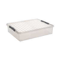 Storage box 60L | transparent | Sunware Q-line 216543
