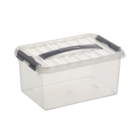 Storage box 6L | transparent | Sunware Q-line 216529