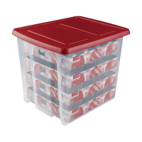 Storage box for Christmas decorations 45L | transparent | Sunware Nesta 216574