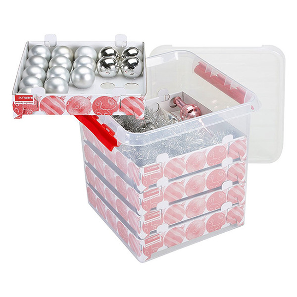 Storage box for Christmas decorations 62L | transparent | Sunware Q-line 216572 - 5