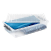 Storage box on rollers 60L | transparent | Sunware Q-line 216760 - 4