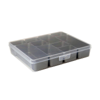Storage box with 10 containers 3.6L | transparent | Sunware Q-line 216764