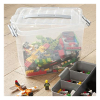 Storage box with insert 9L | transparent | Sunware Q-line 216762 - 4