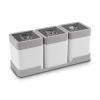Storage canister set (0.6 litre, white/grey) | Sunware Sigma Home 216779 - 1