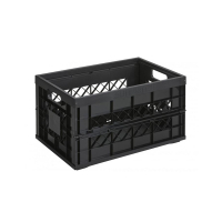 Storage crate (45 litre, black) | Sunware Folding Heavy Duty 216559