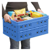 Storage crate (46 litre, blue) | Sunware Folding 216552 - 3