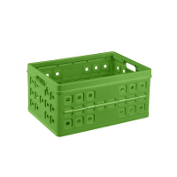 Storage crate (46 litre, green) | Sunware Folding 216555