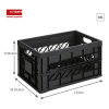 Sunware black heavy duty folding crate, 45 litres 57700612 216559 - 2