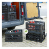 Sunware black heavy duty folding crate, 45 litres 57700612 216559 - 5