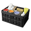 Sunware black square folding crate, 46 litres 57300612 216553 - 4