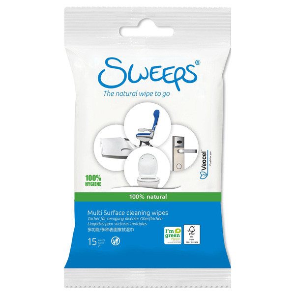 Sweeps Multi Surface cleaning wipes (15 wipes)  SSW00072 - 1
